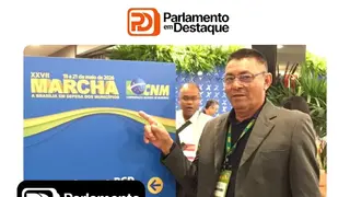 Presidente de Caraúbas participa da 27ª Marcha Nacional em Brasília