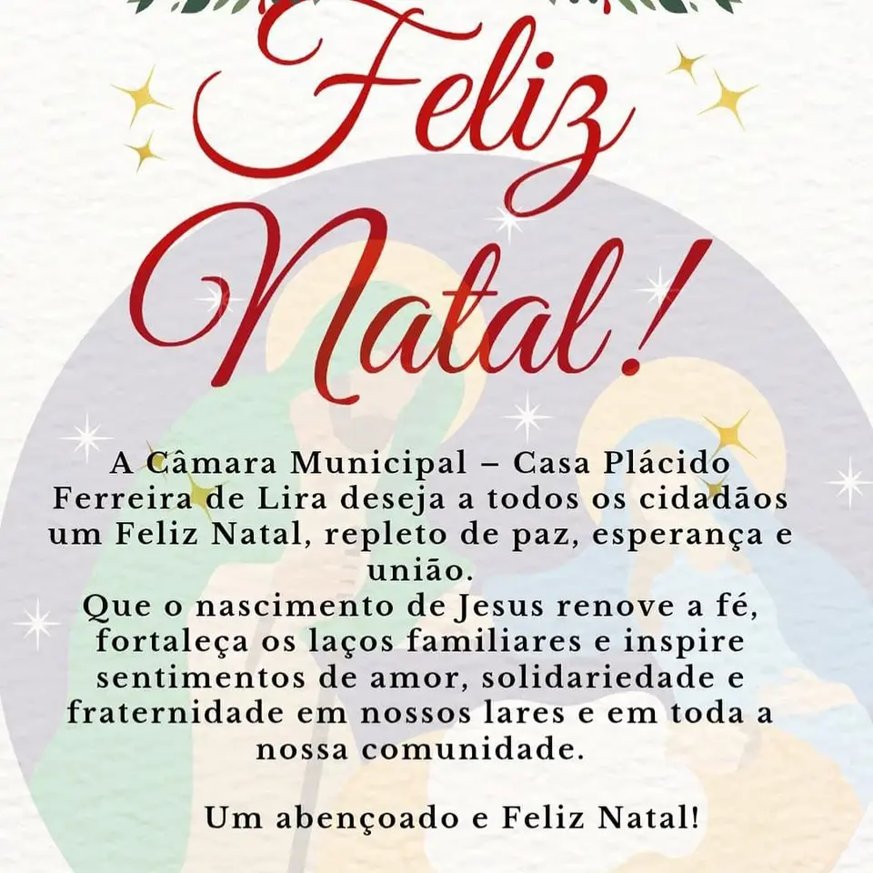 Câmara de Vereadores celebra Natal e reforça compromisso com o bem comum