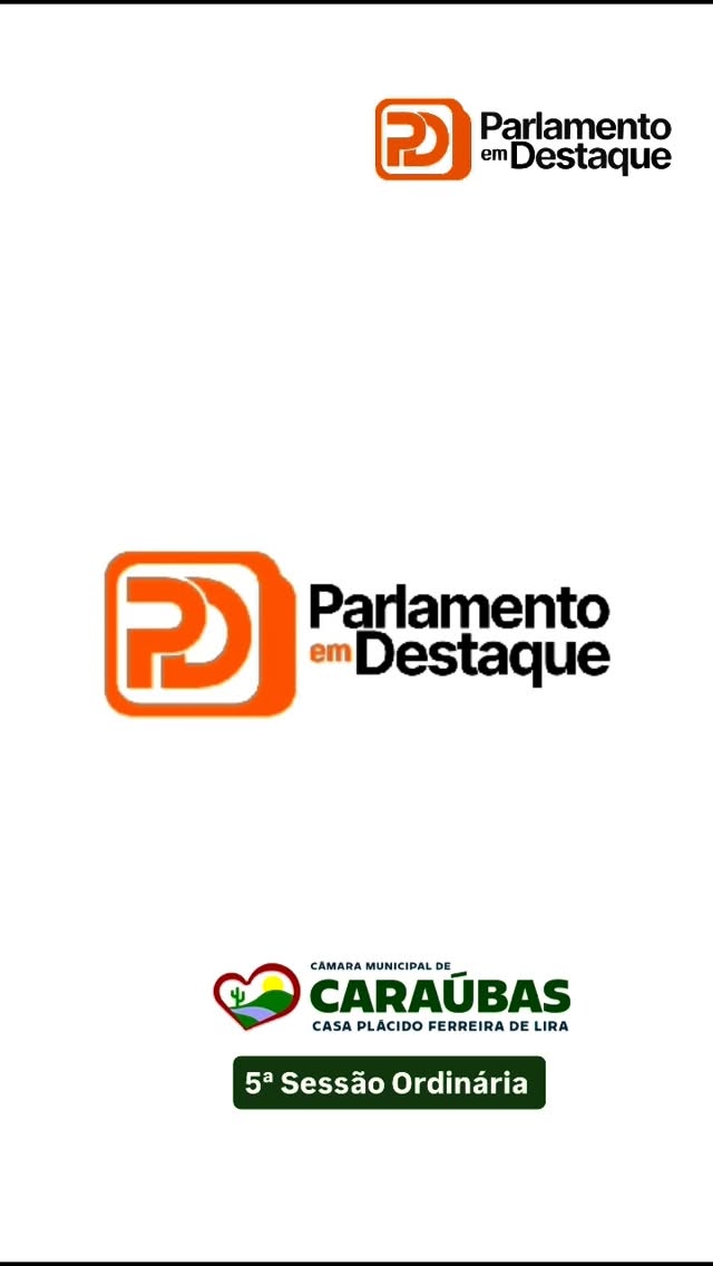 A Câmara Municipal de Caraúbas realiza na noite desta terça-feira (07/04), a 5ª Sessão ...